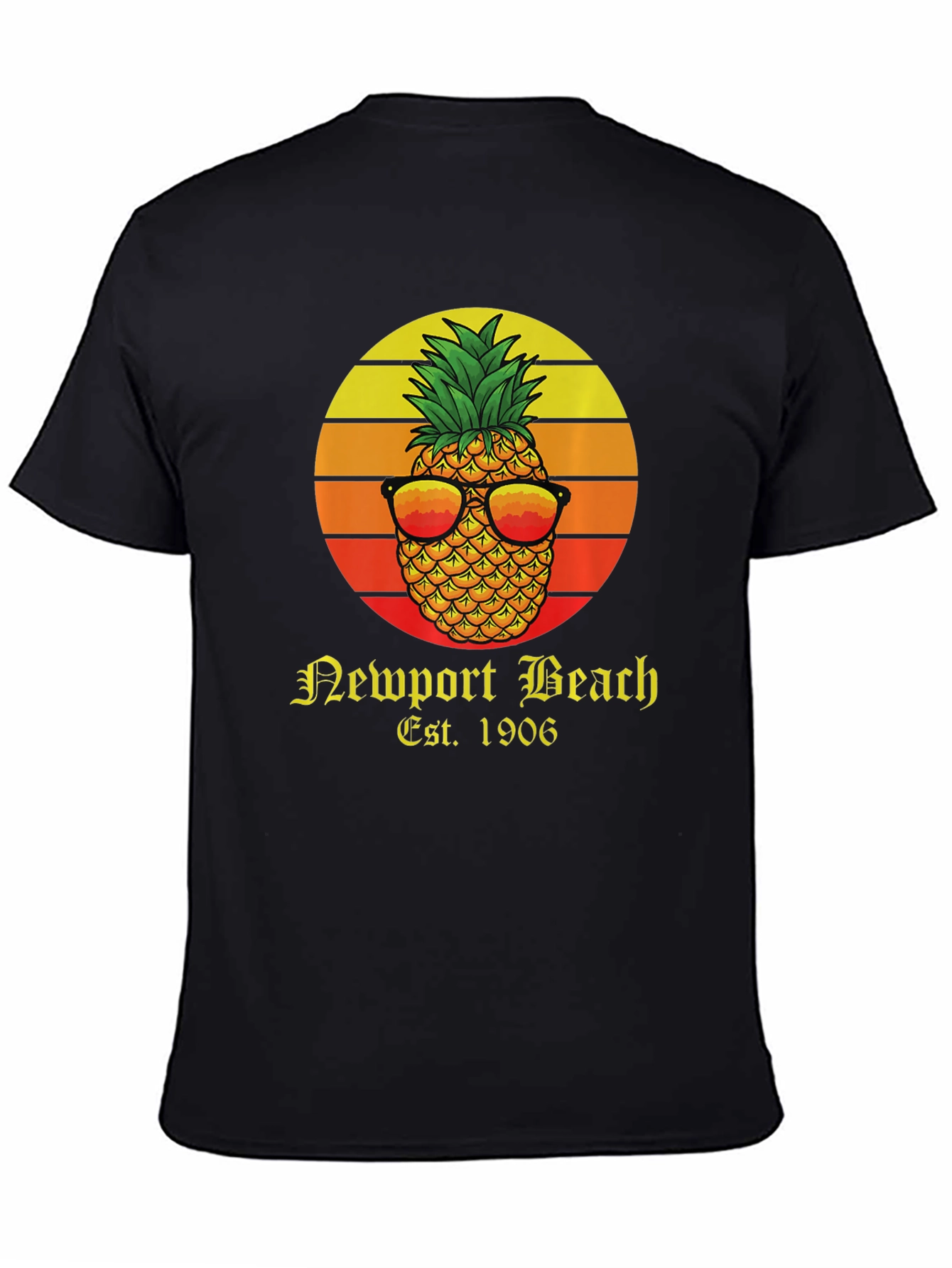 Newport Beach Pineapple Graphic T-Shirt