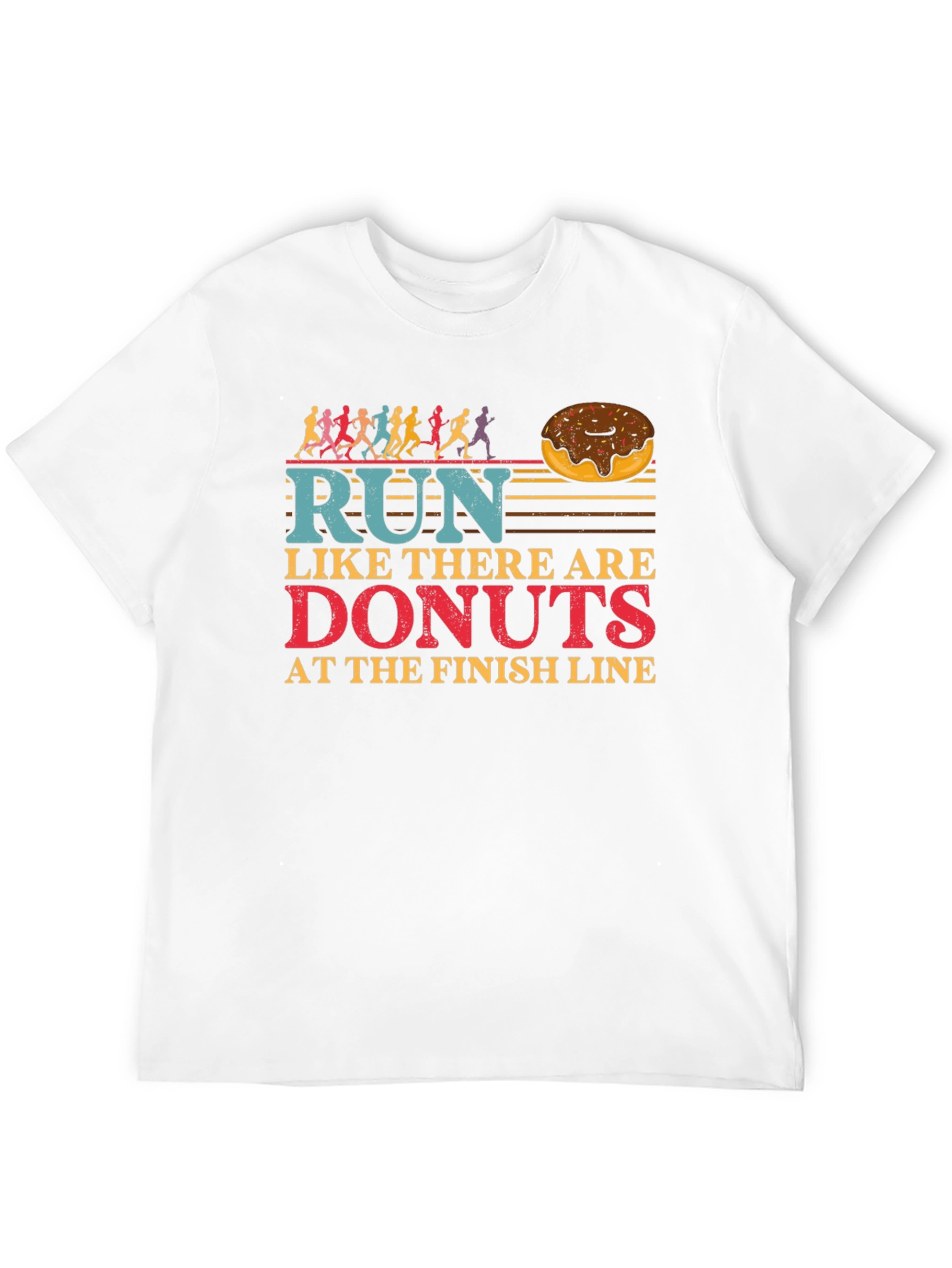 Run For Donuts Funny T-Shirt