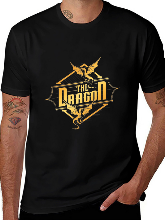 The Dragon Graphic T-Shirt - Black Cotton Tee