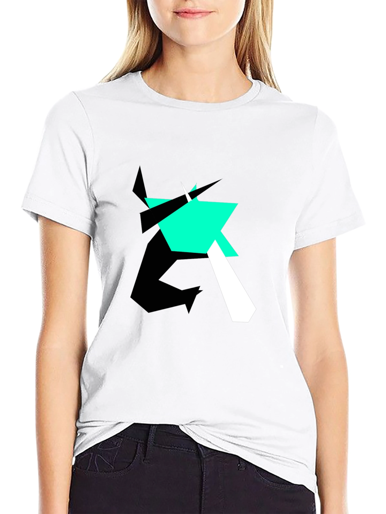 Abstract Graphic Tee - Bold Modern Design