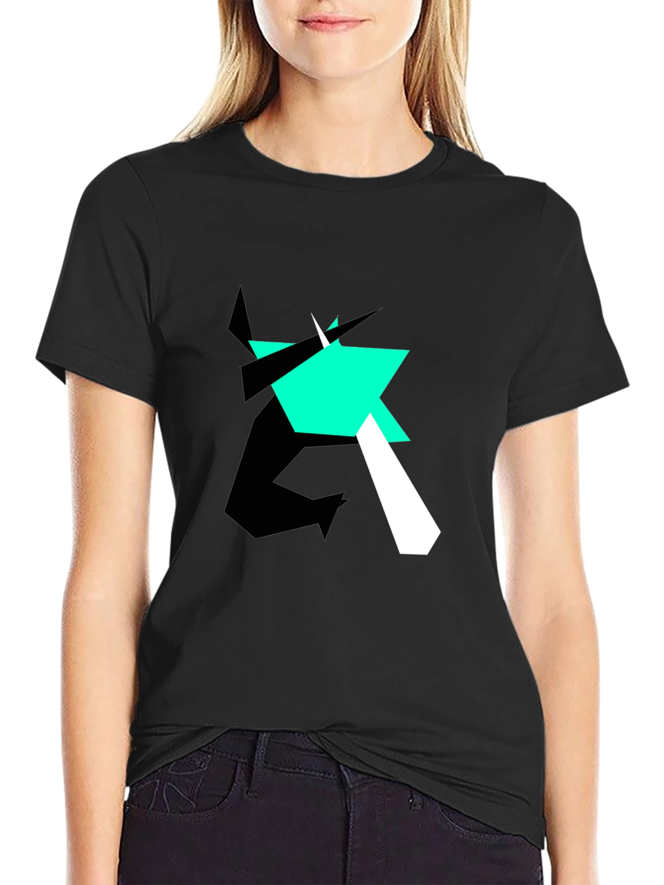 Abstract Graphic Tee - Bold Modern Design