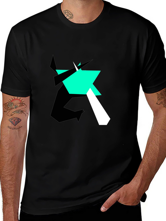 Abstract Graphic Tee - Bold Modern Design