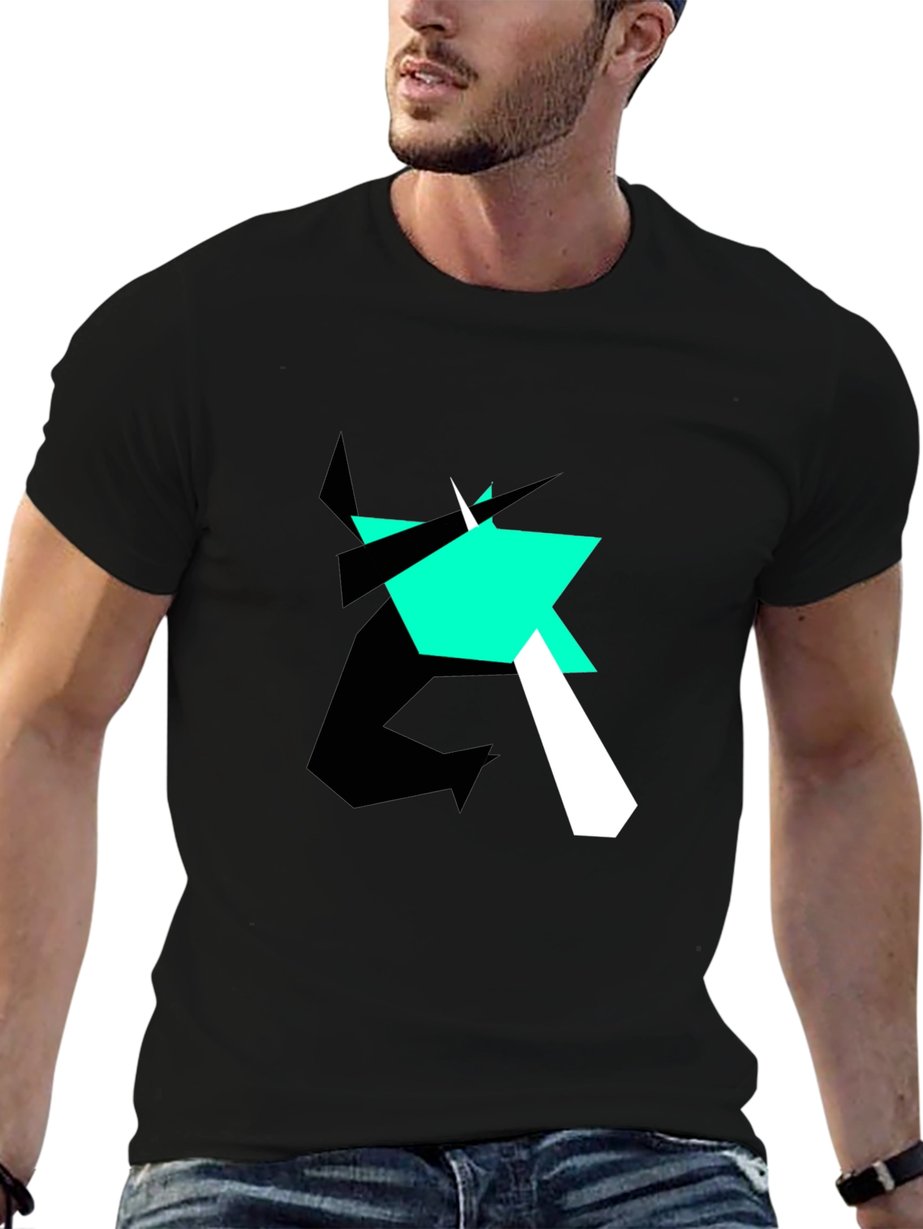 Abstract Graphic Tee - Bold Modern Design