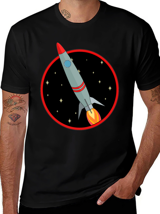 Retro Rocket T-Shirt - Blast Off in Style!