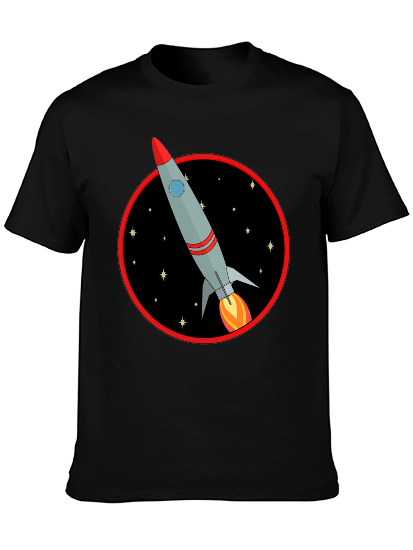 Retro Rocket T-Shirt - Blast Off in Style!