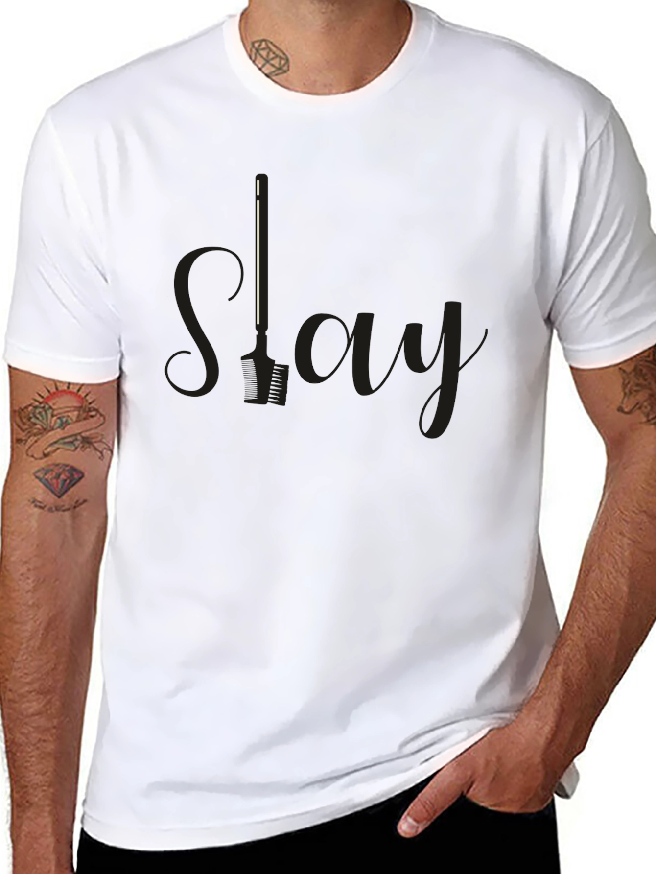 Stay Sharp Barber T-Shirt - Black
