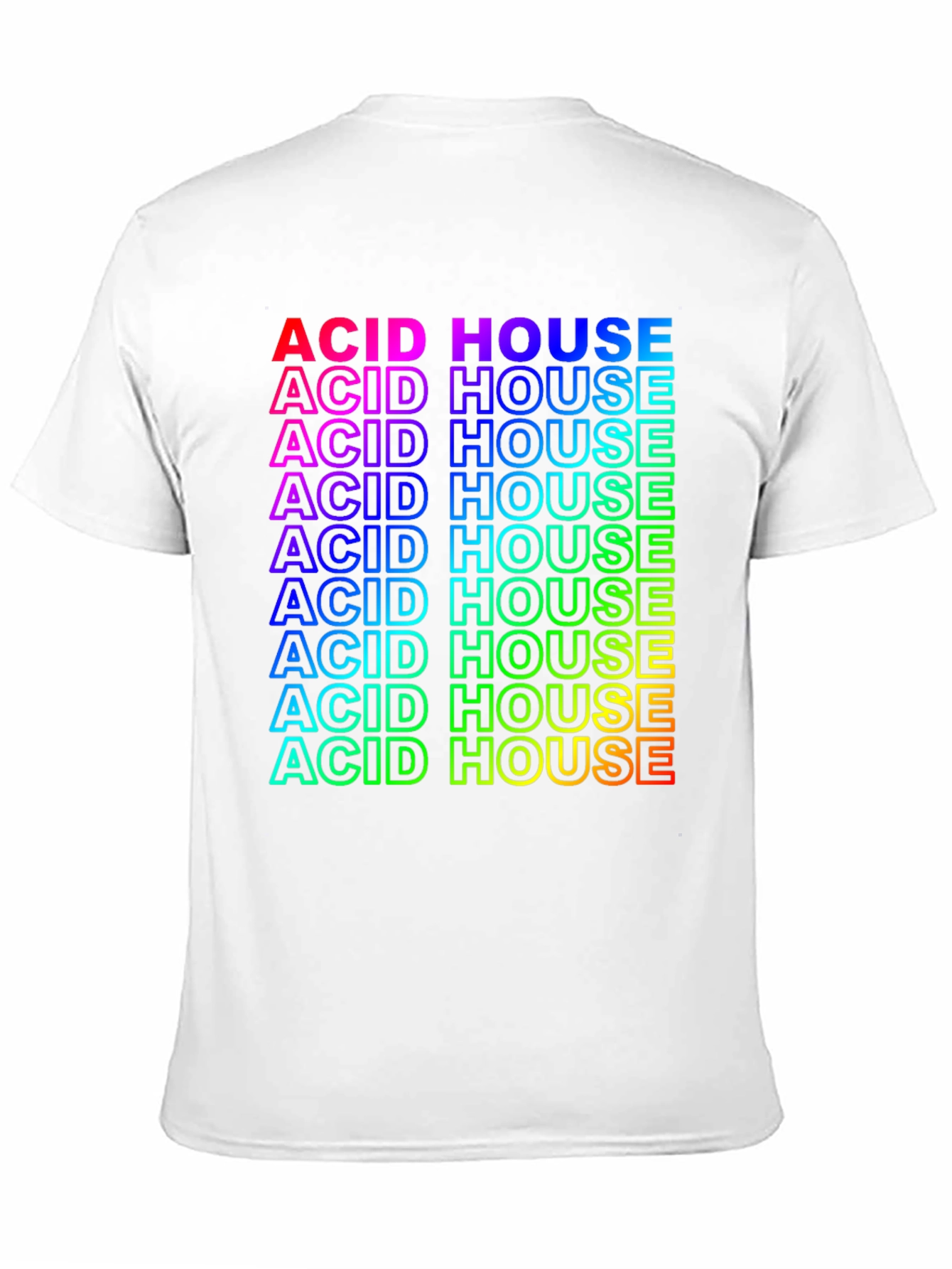 Rainbow Acid House Graphic Tee