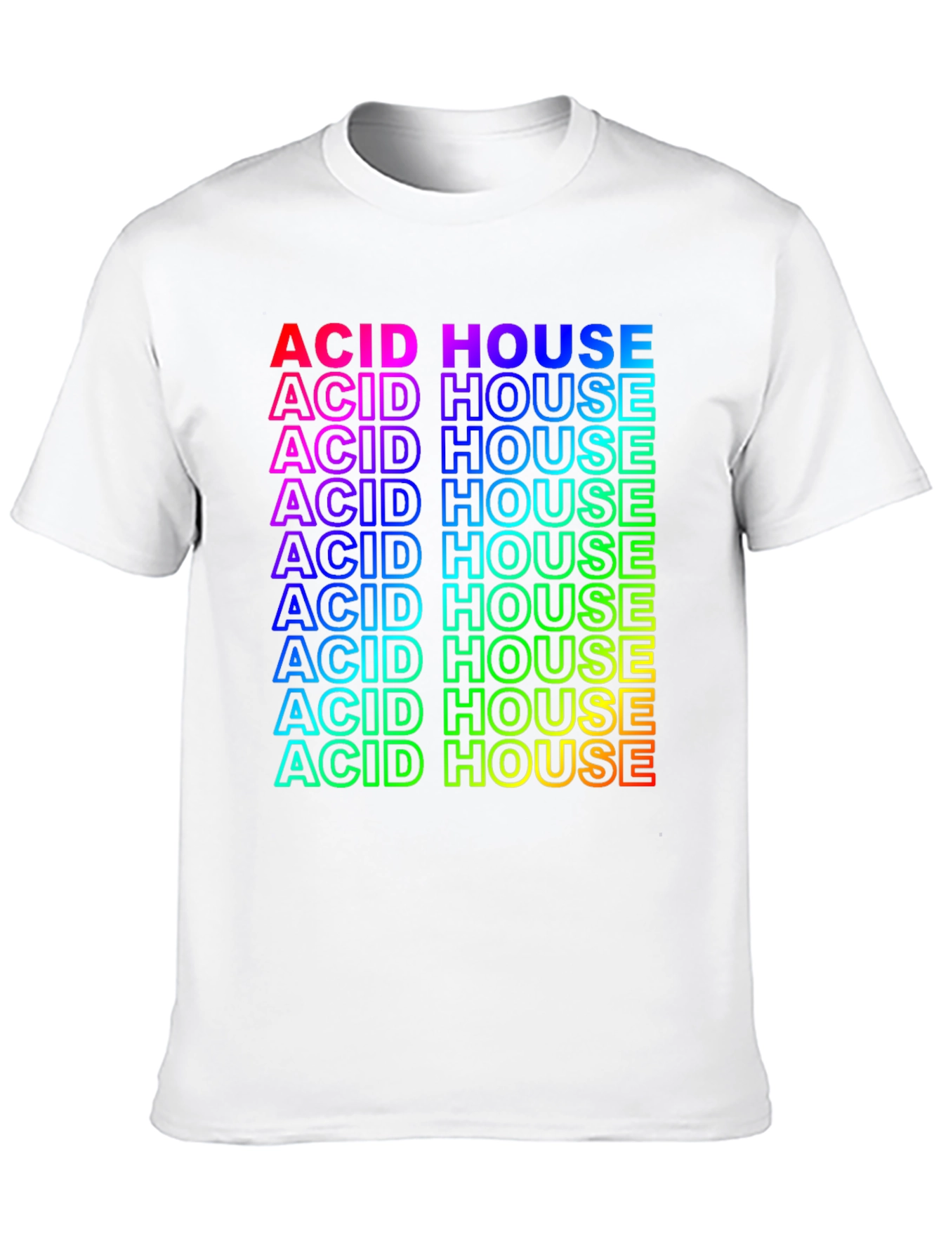 Rainbow Acid House Graphic Tee