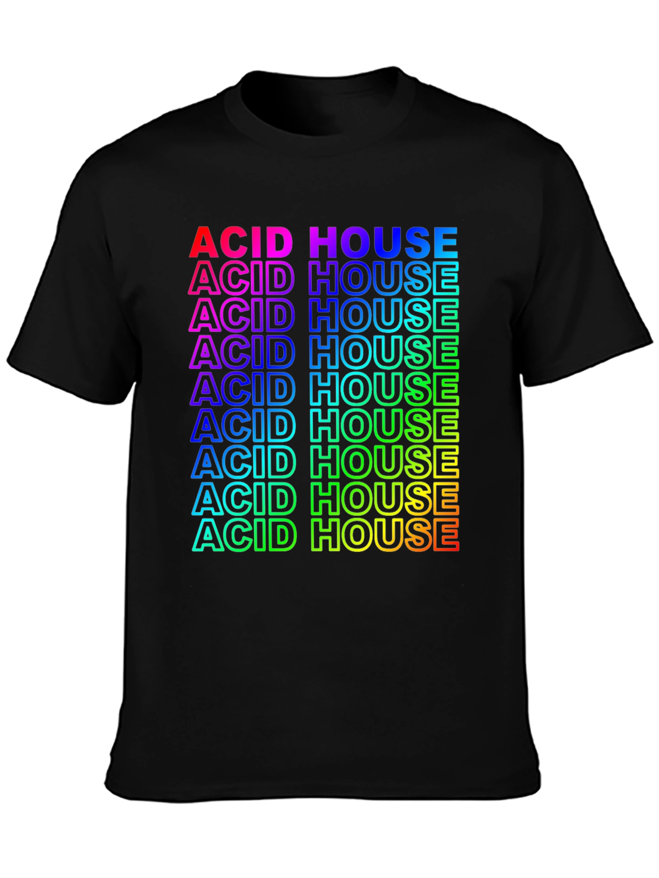 Rainbow Acid House Graphic Tee