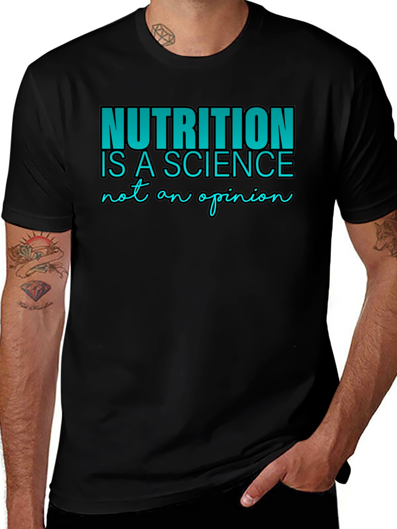 Nutrition is Science T-Shirt - Black