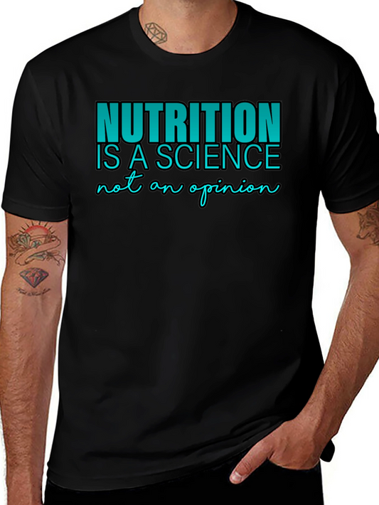 Nutrition is Science T-Shirt - Black