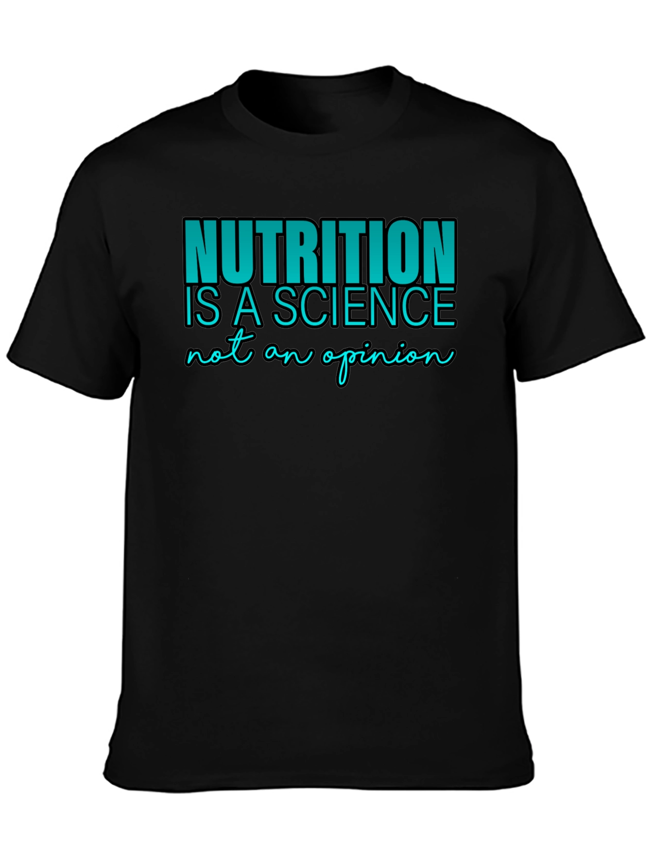 Nutrition is Science T-Shirt - Black