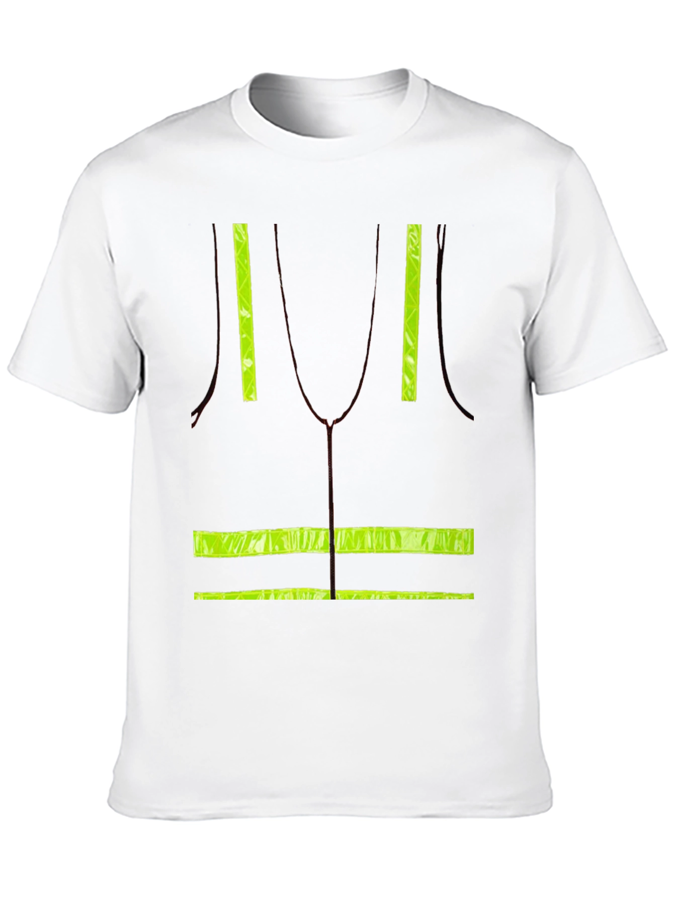 Safety Vest Print T-Shirt