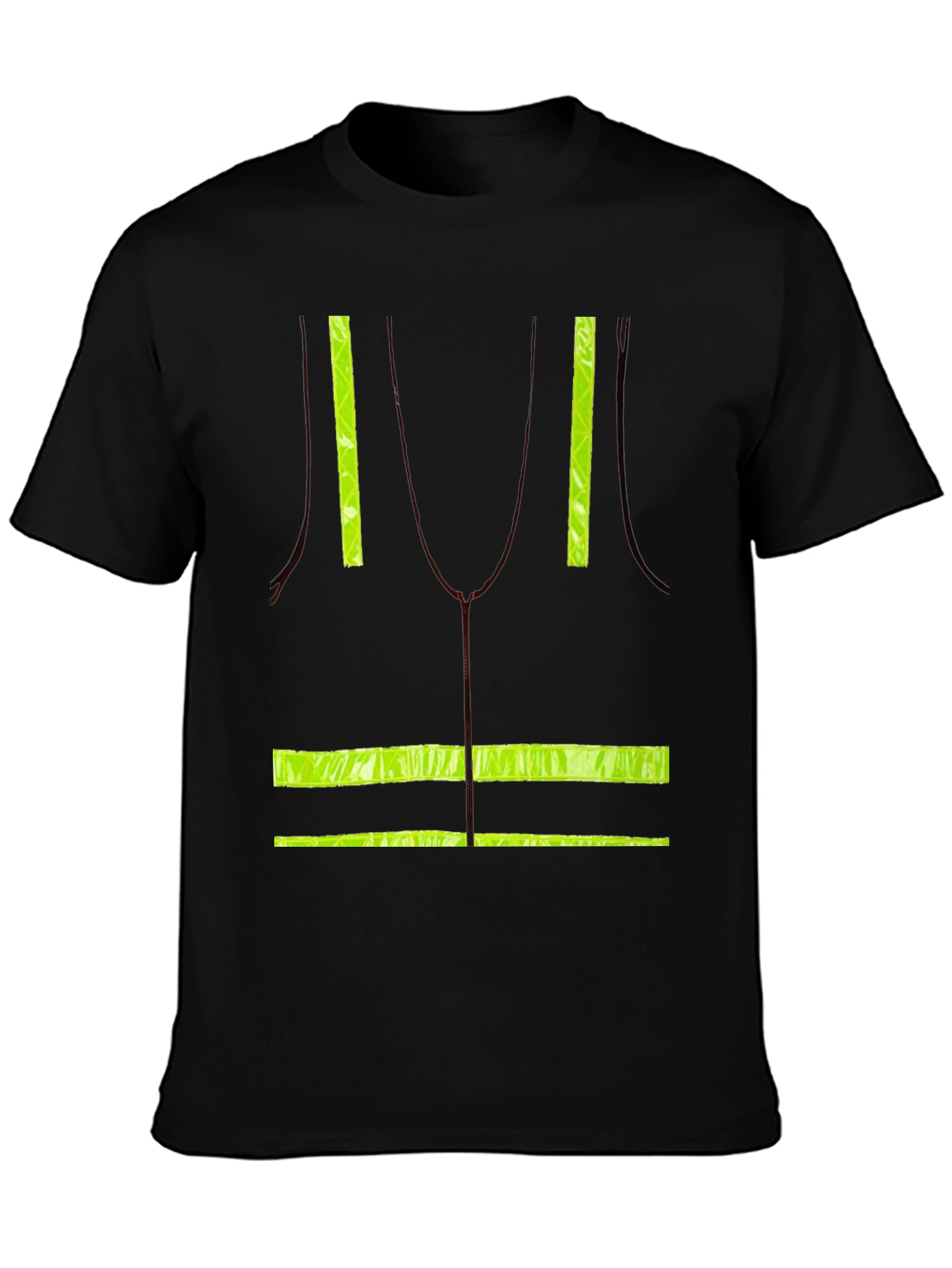 Safety Vest Print T-Shirt