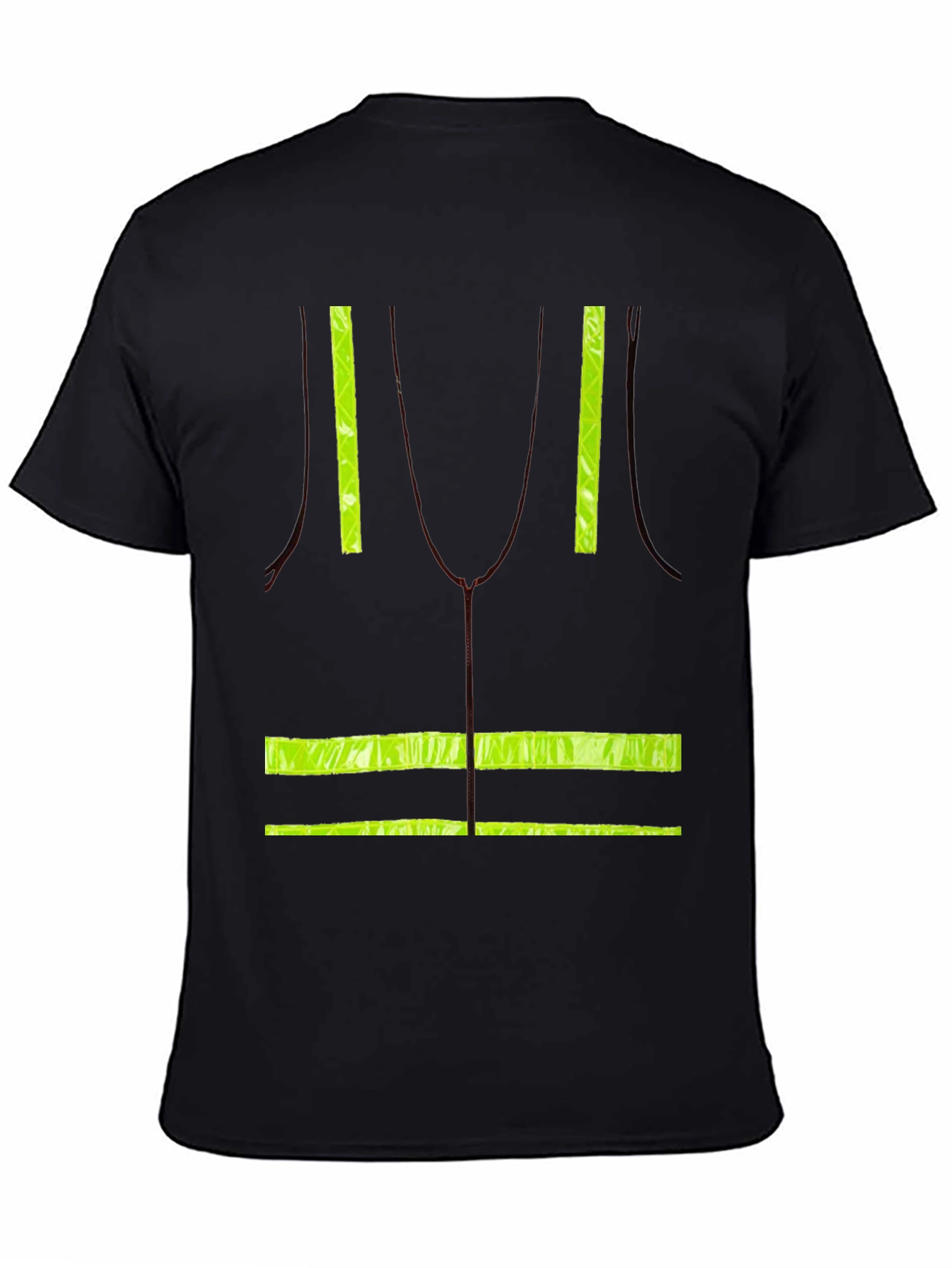 Safety Vest Print T-Shirt