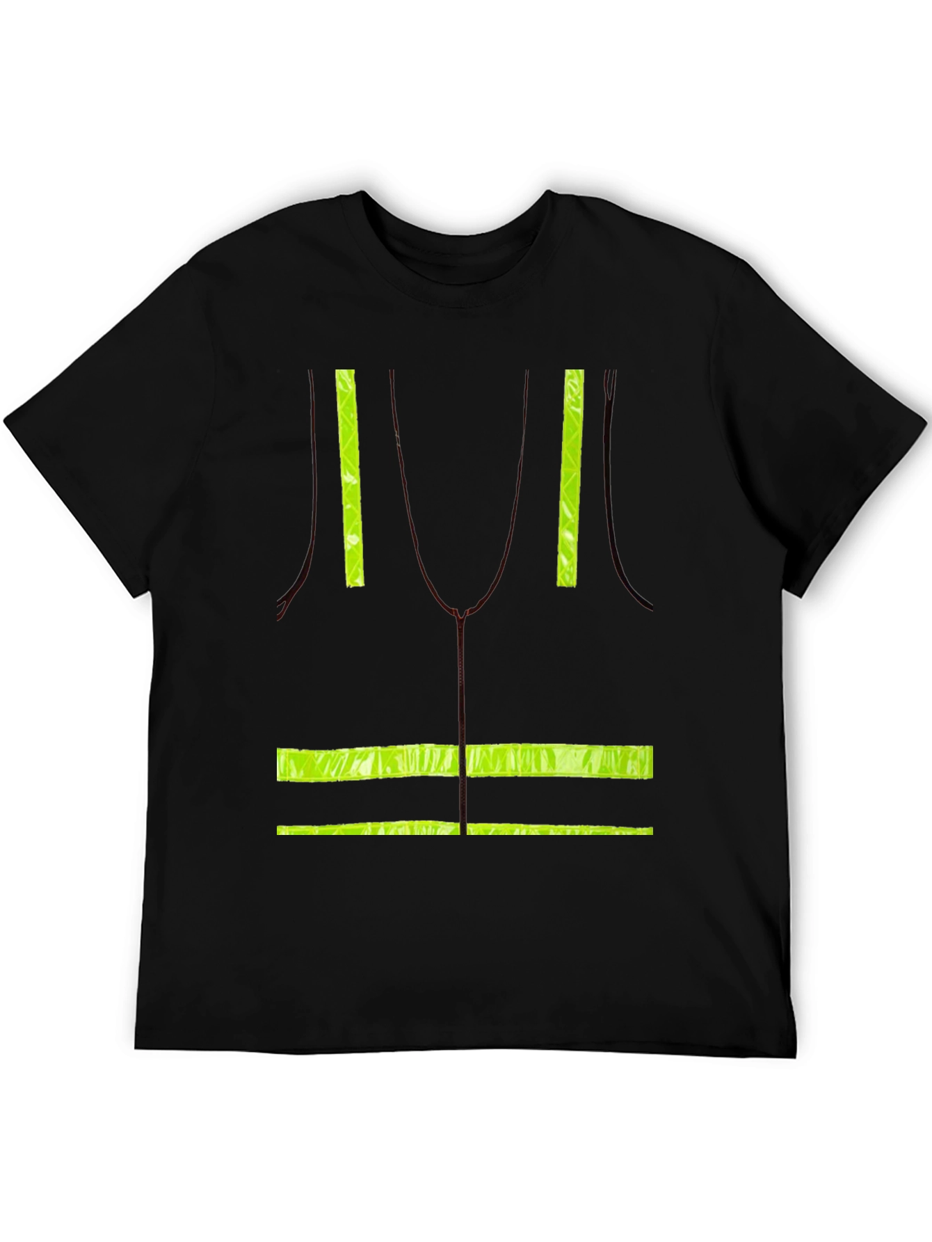 Safety Vest Print T-Shirt