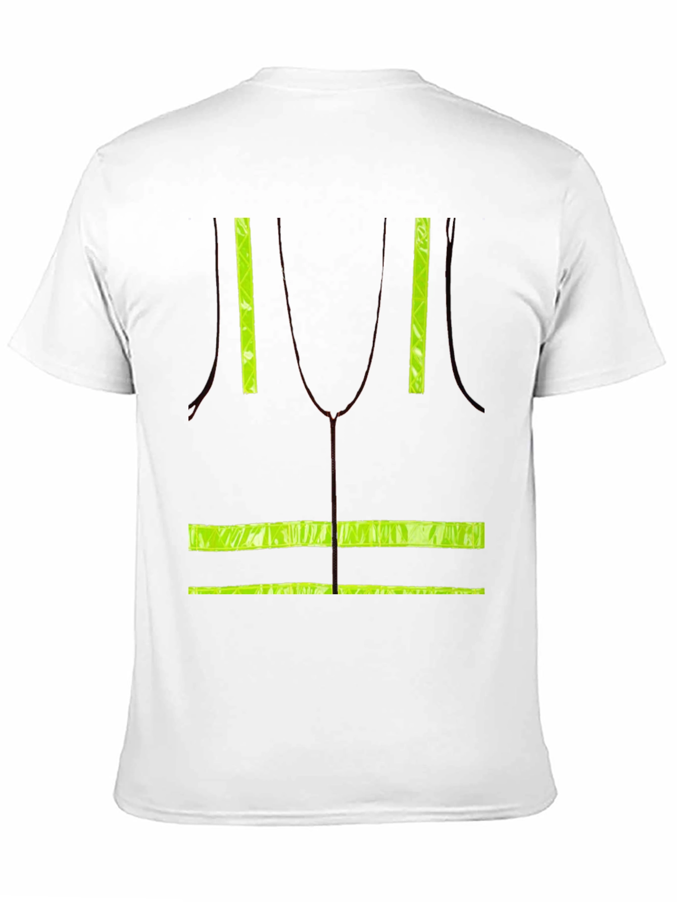 Safety Vest Print T-Shirt