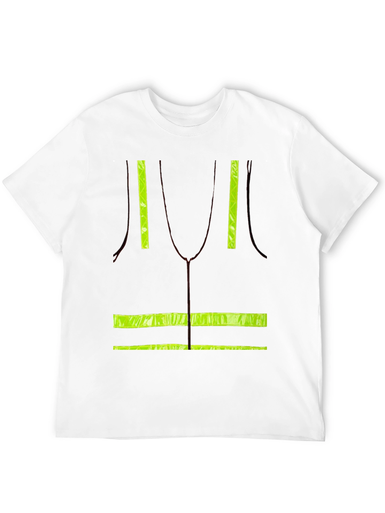 Safety Vest Print T-Shirt