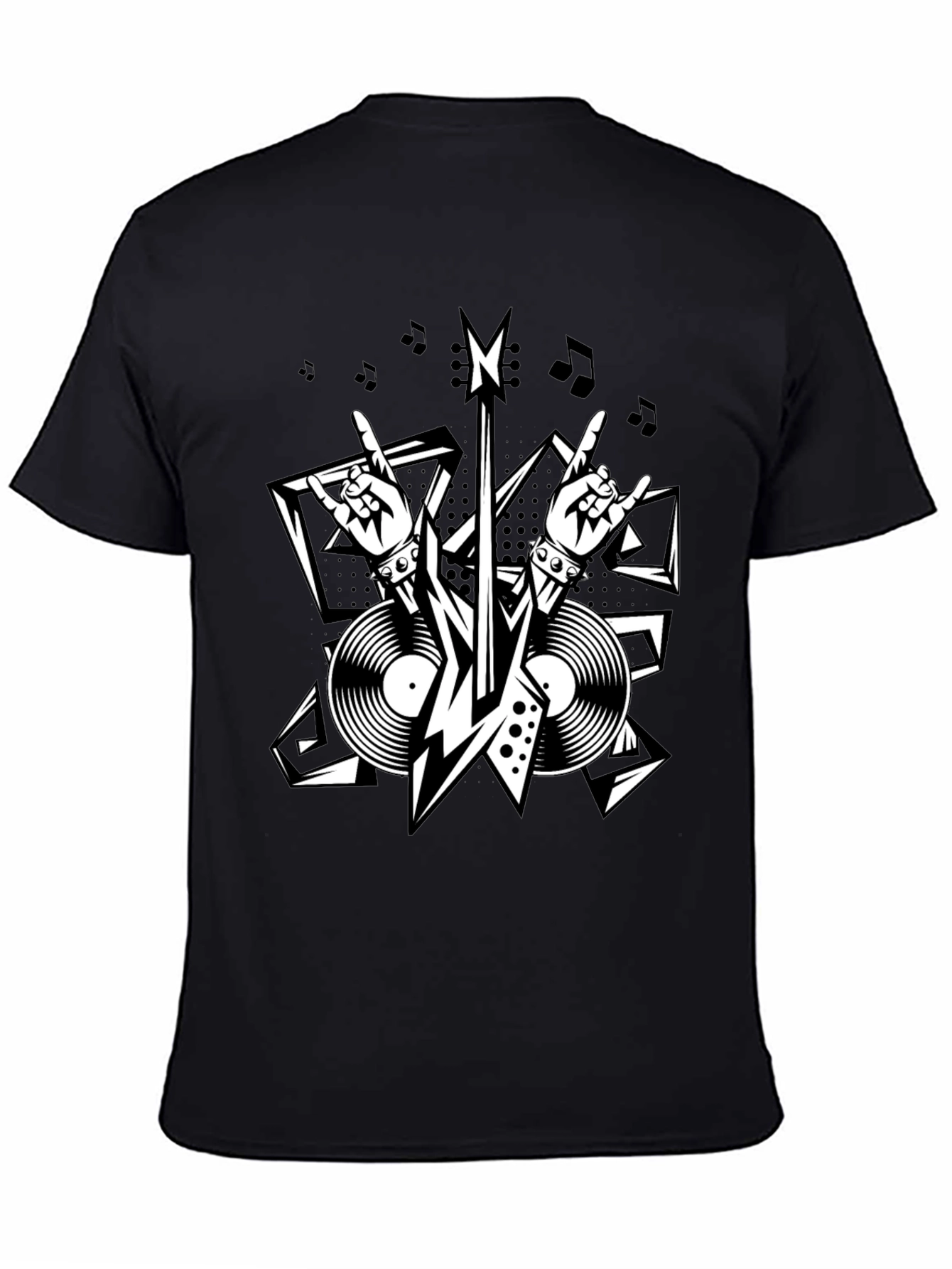 Rock n Roll Graphic Tee - Music Lover Shirt