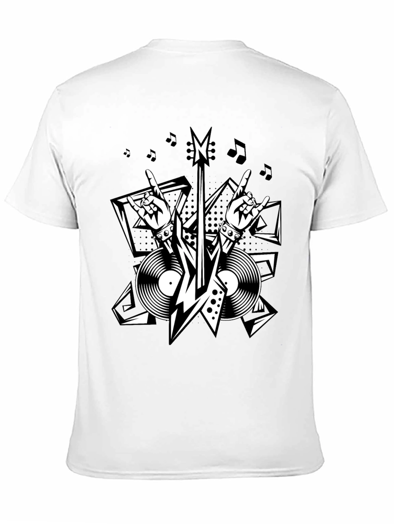 Rock n Roll Graphic Tee - Music Lover Shirt