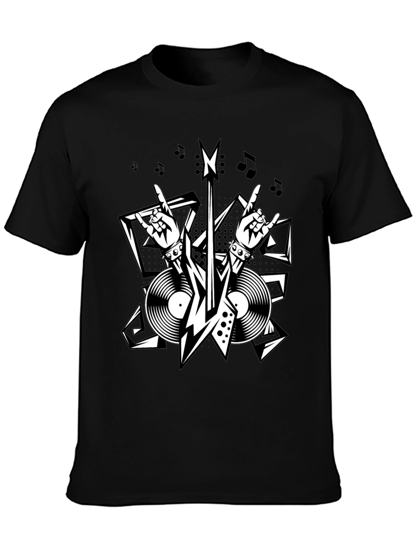 Rock n Roll Graphic Tee - Music Lover Shirt