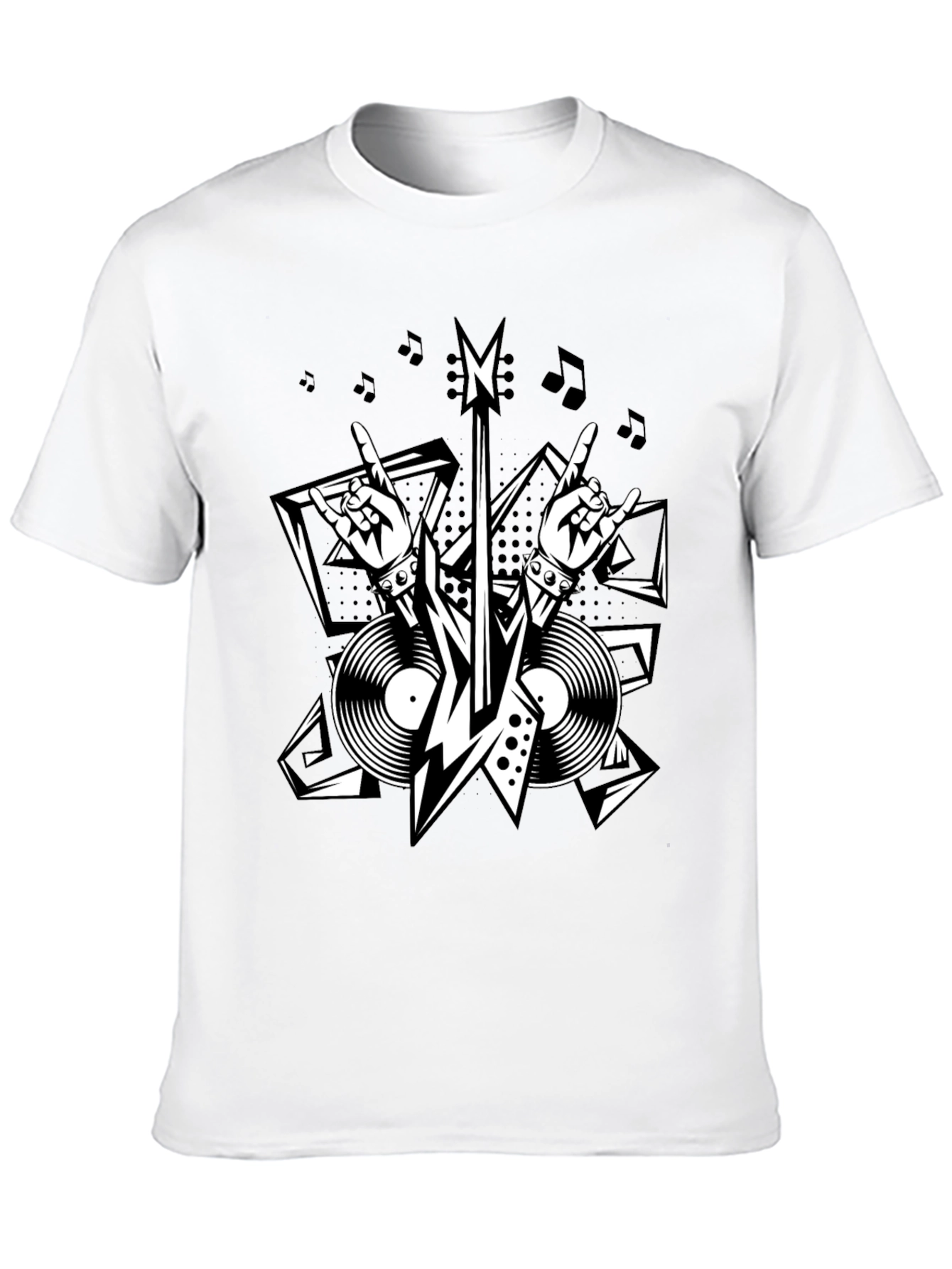 Rock n Roll Graphic Tee - Music Lover Shirt