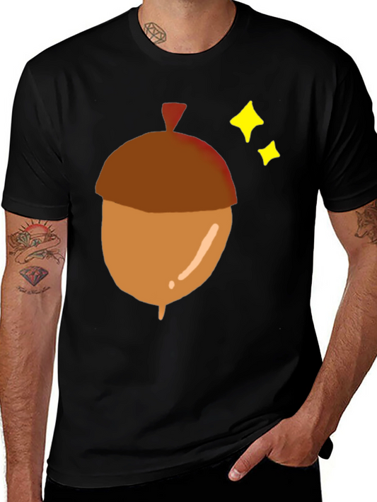 Acorn Graphic Tee - Nature Inspired Mens T-Shirt