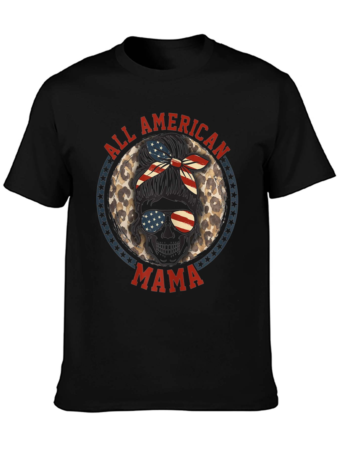 All American Mama Graphic T-Shirt