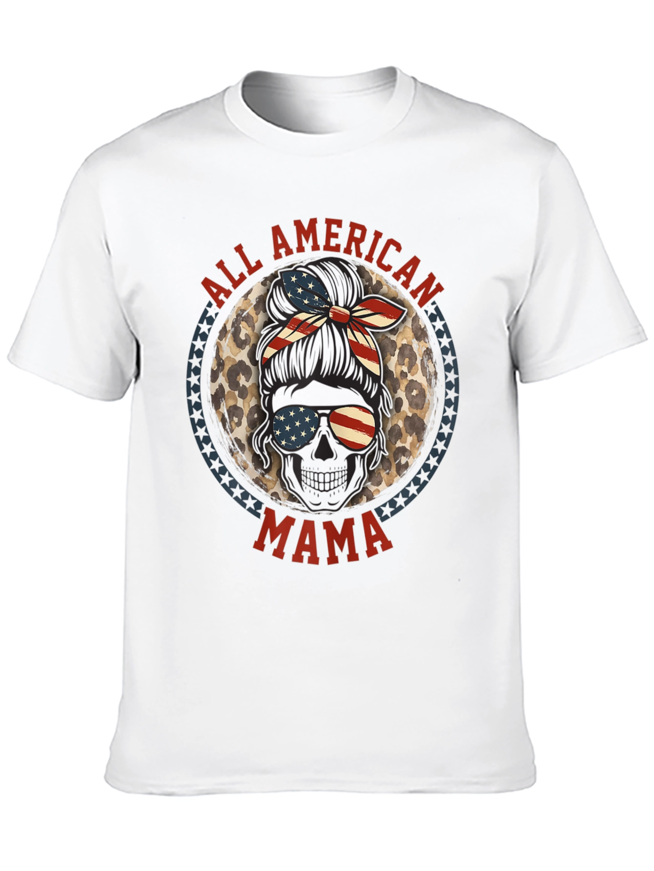 All American Mama Graphic T-Shirt