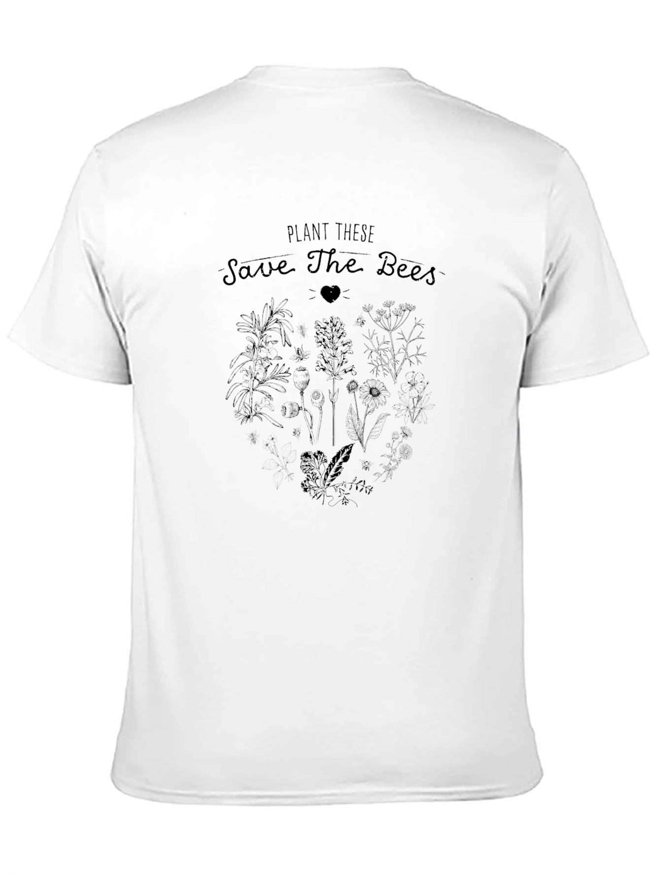 Plant These Save The Bees Graphic Tee