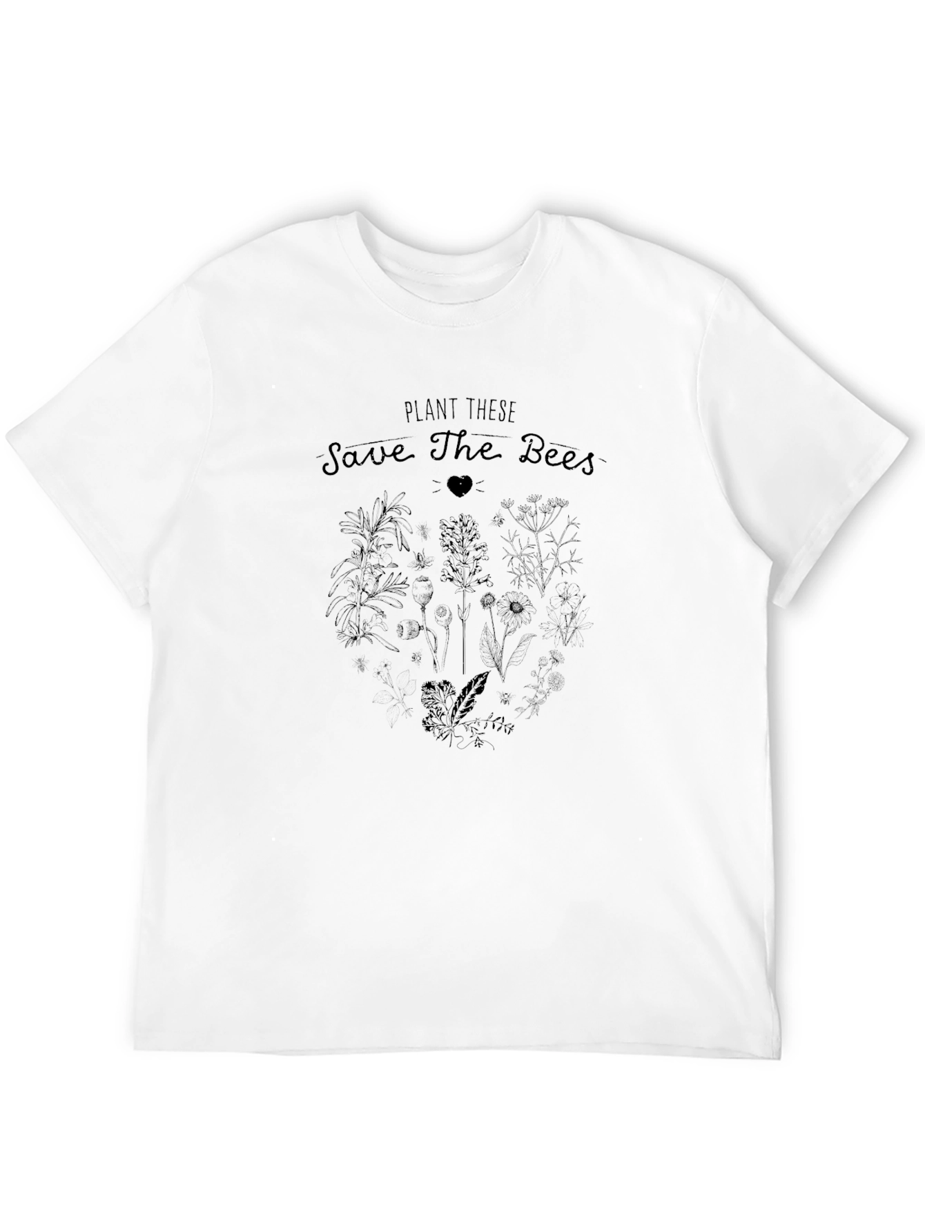 Plant These Save The Bees Graphic Tee