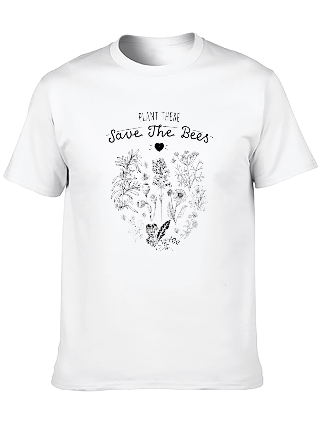 Plant These Save The Bees Graphic Tee