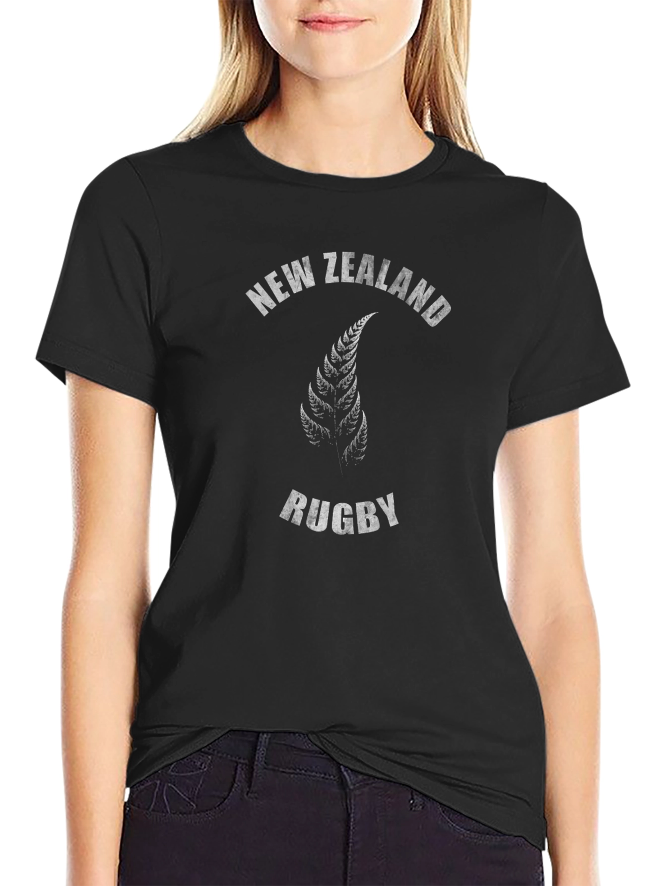 New Zealand Rugby Black T-Shirt