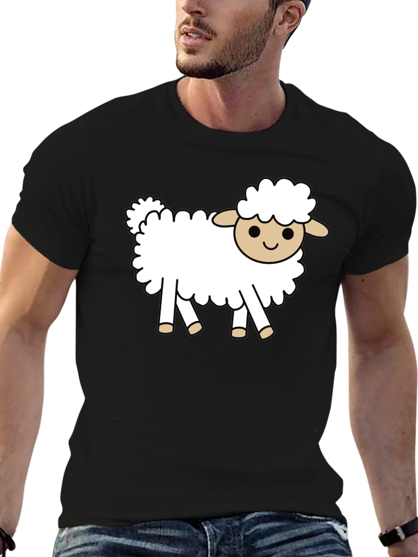 Sheep Graphic Tee - Cute Animal Shirt