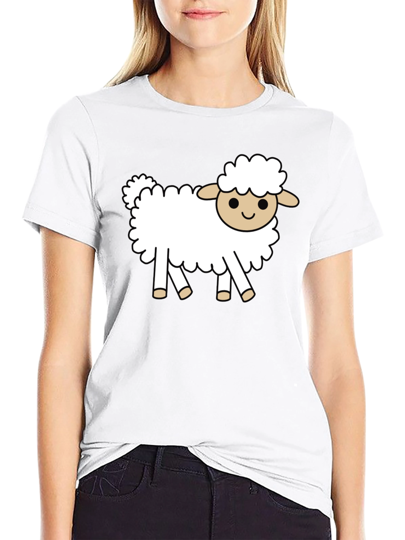 Sheep Graphic Tee - Cute Animal Shirt