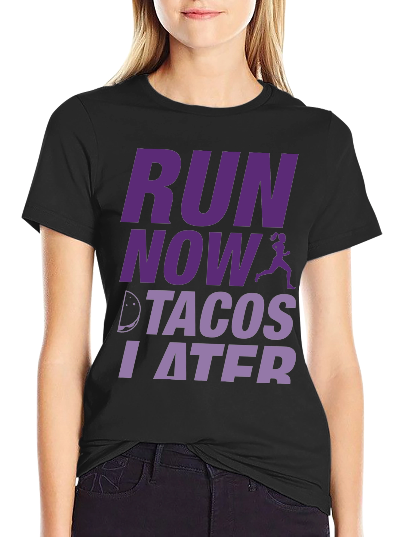 Run Now Tacos Later Graphic T-Shirt