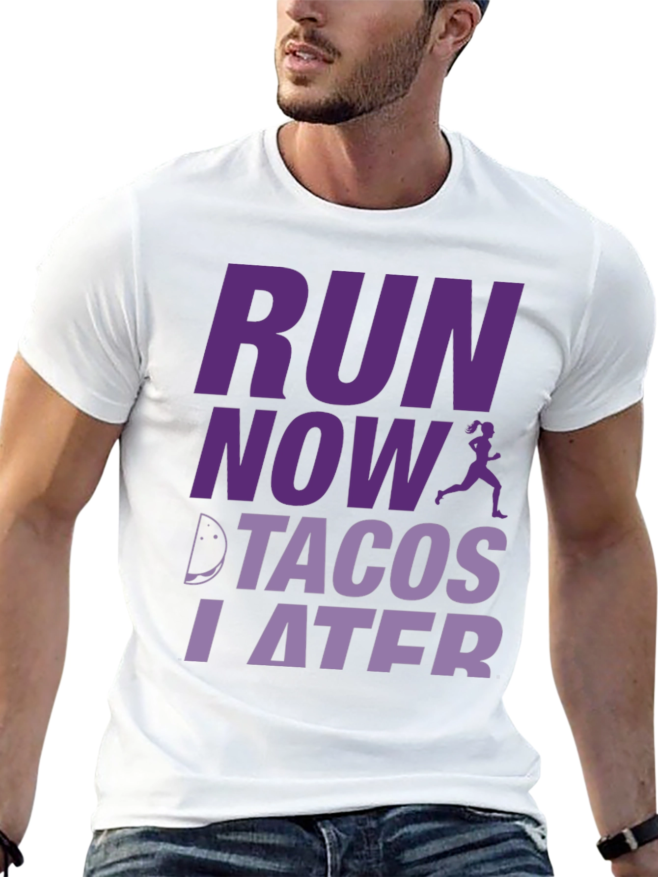 Run Now Tacos Later Graphic T-Shirt