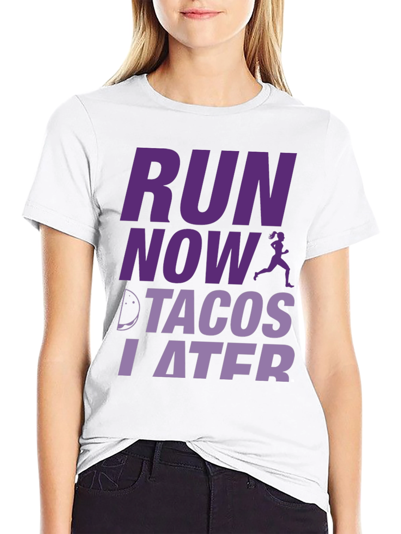Run Now Tacos Later Graphic T-Shirt