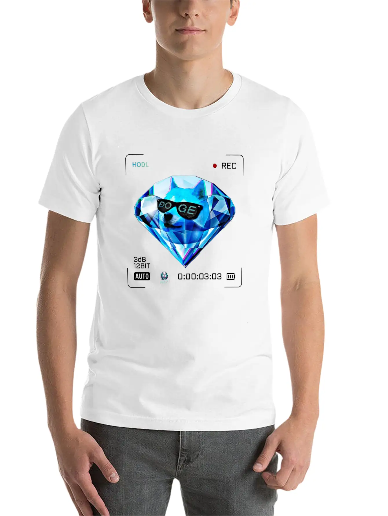 💎HODL The ÐOGE 🚀 Lightweight Cotton T-Shirt – Daily Comfort Graphic Shirt