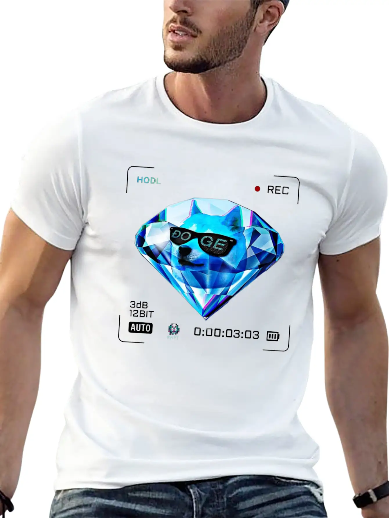 💎HODL The ÐOGE 🚀 Lightweight Cotton T-Shirt – Daily Comfort Graphic Shirt