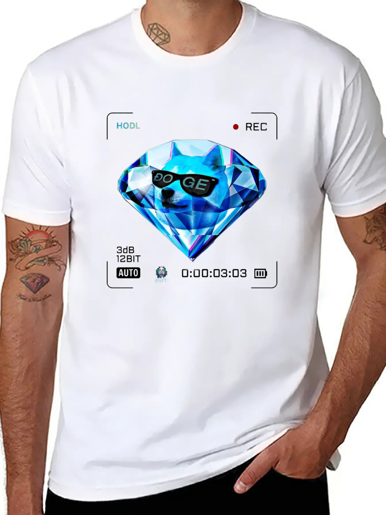 💎HODL The ÐOGE 🚀 Lightweight Cotton T-Shirt – Daily Comfort Graphic Shirt