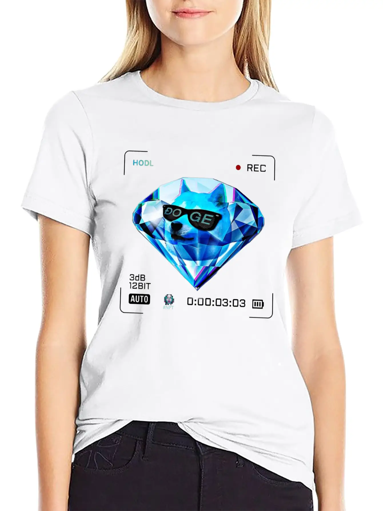 💎HODL The ÐOGE 🚀 Lightweight Cotton T-Shirt – Daily Comfort Graphic Shirt