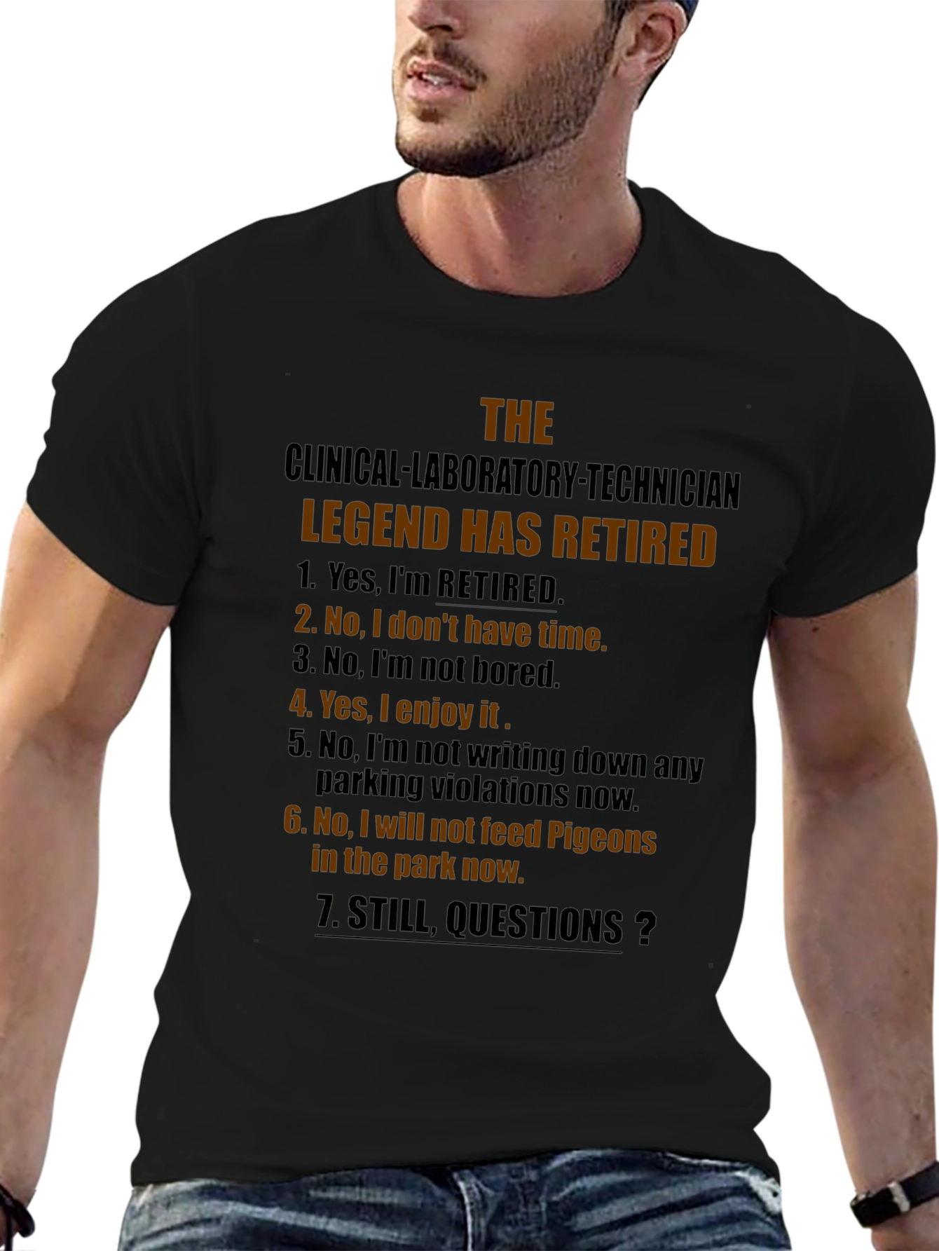 Retired Clinical Lab Tech Legend T-Shirt