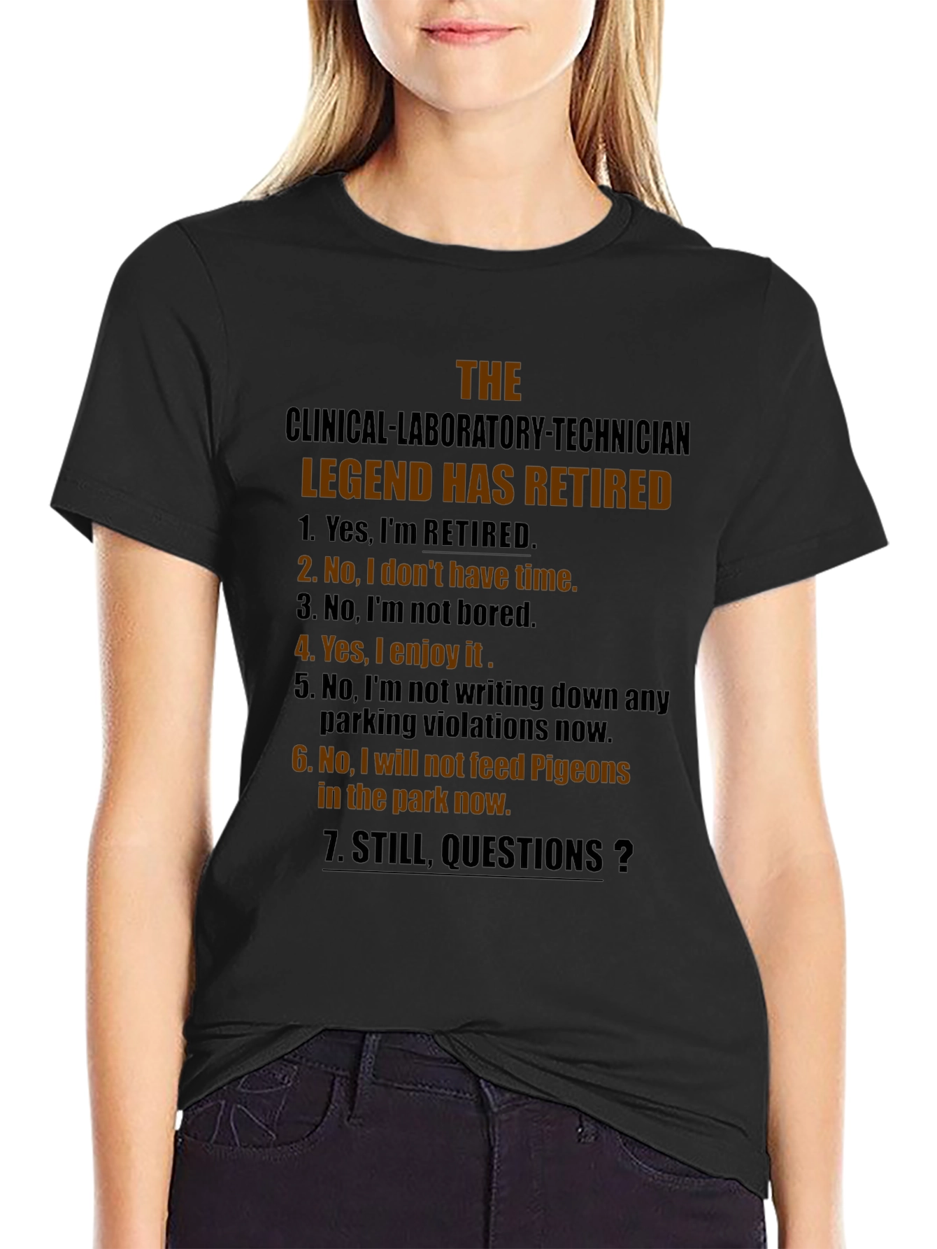 Retired Clinical Lab Tech Legend T-Shirt