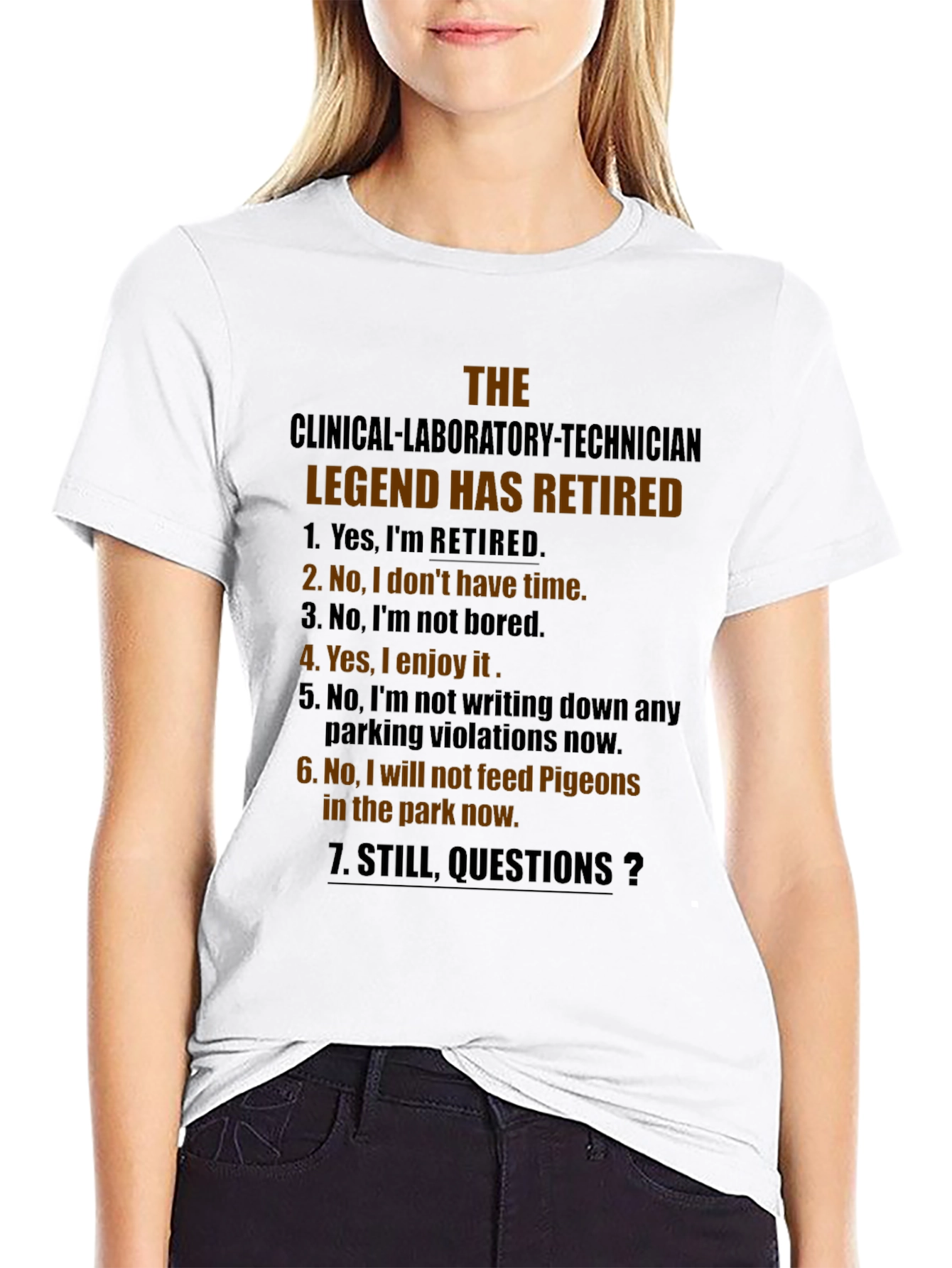 Retired Clinical Lab Tech Legend T-Shirt