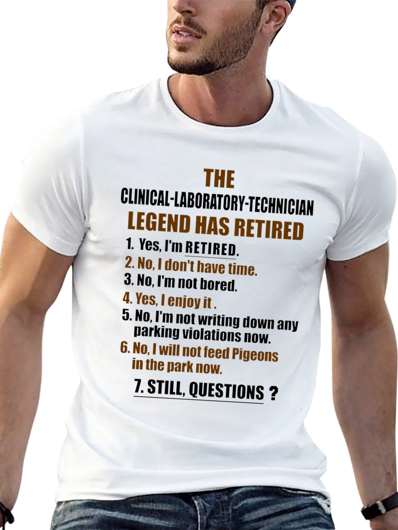 Retired Clinical Lab Tech Legend T-Shirt