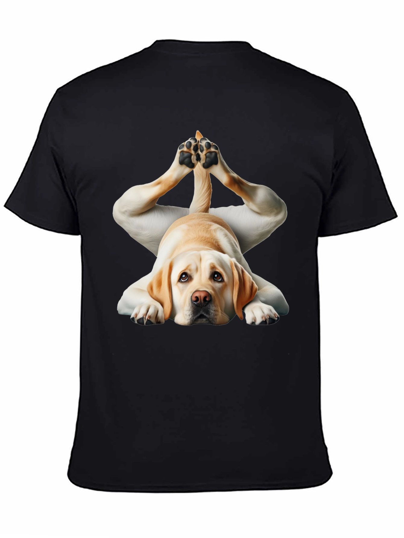 Yoga Dog Black T-Shirt