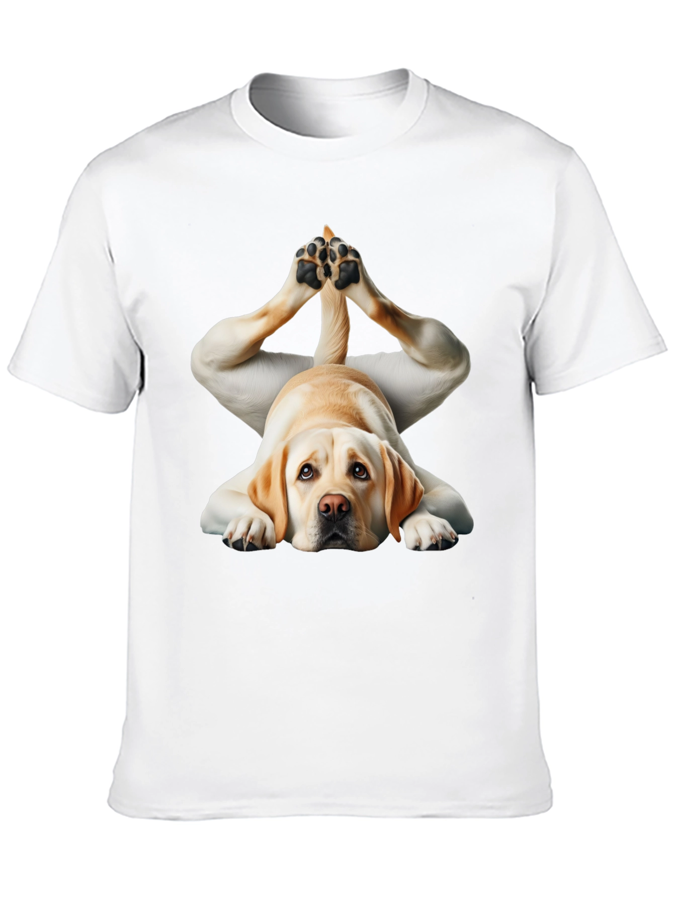 Yoga Dog Black T-Shirt