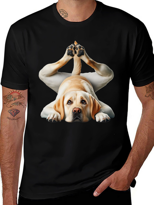 Yoga Dog Black T-Shirt