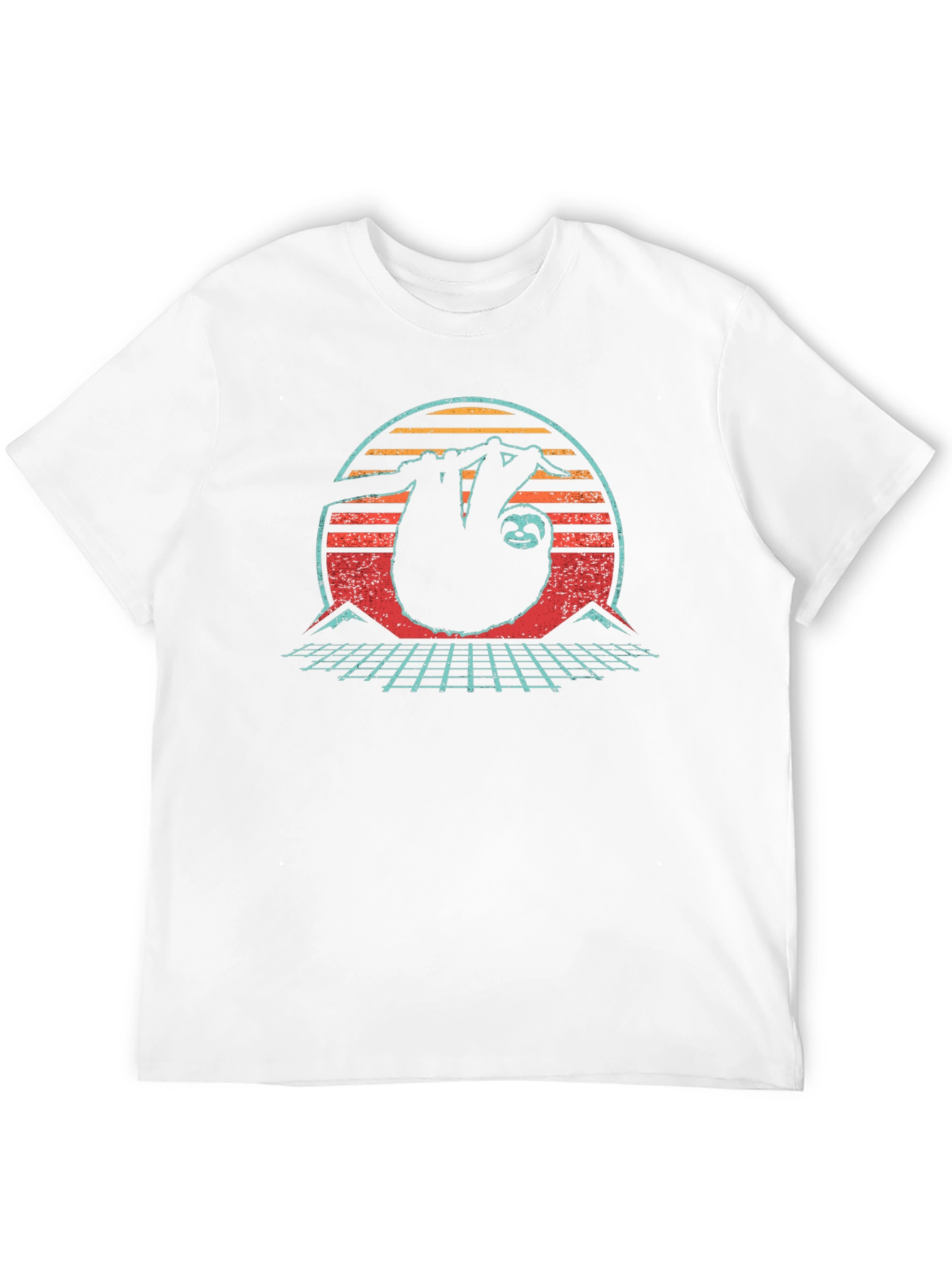 Retro Sloth T-Shirt - Chill Vibes Only